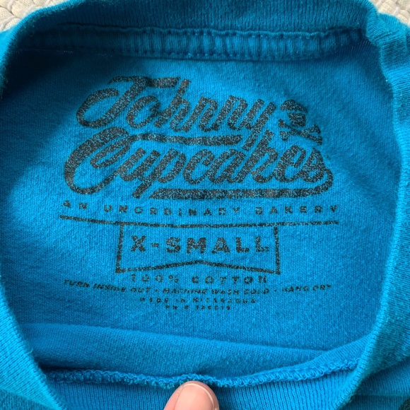 Johnny cupcakes blue bomber shirt G-021 - Picture 6 of 9